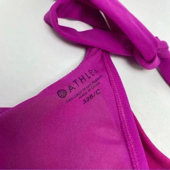 Athleta bikini top and bottom wrap halter top and full reversible bikini - Picture 8 of 9